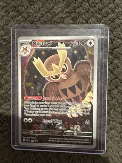 Pokemon TCG Noctowl #141 Promo Card Stellar Crown ETB, NM/MT Condition - Image 3