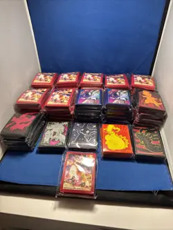 pokemon tcg card sleeves lot New 48 Charizard Charmander Pikachu Mimikyu - Image 1