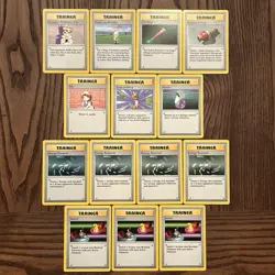 Pokemon Base Set Shadowless Trainer Lot of 14 Cards 1999 WoTC NM - Image 1