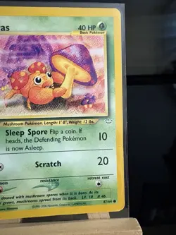 PARAS - 47/64 Neo Revelation LP/MP - Regular Common - Pokemon TCG Card - Image 3