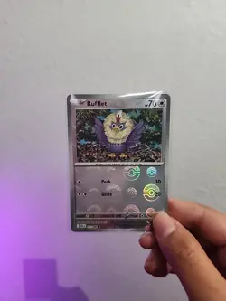 Rufflet 077/086 (Pokeball Pattern) Black Bolt Pokemon Card - Image 1