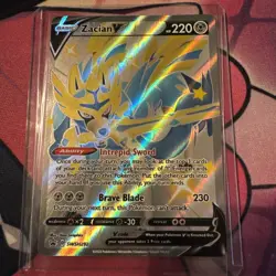 Zacian V (Shiny) SWSH292 SWSH: Sword & Shield Promo Cards Holo - Image 1