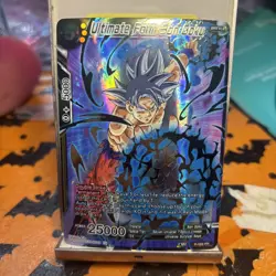 Ultimate Form Son Goku P-059 PR Gold Stamp Foil Dragon Ball Super Card Game - Image 1