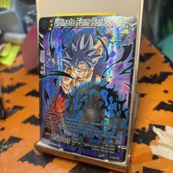 Ultimate Form Son Goku P-059 PR Gold Stamp Foil Dragon Ball Super Card Game - Image 3