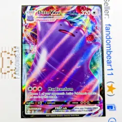 Ditto VMAX ULTRA RARE card 051/072 Sword & Shield Shining Fates 2021 Pokemon TCG - Image 1