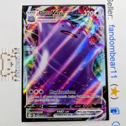 Ditto VMAX ULTRA RARE card 051/072 Sword & Shield Shining Fates 2021 Pokemon TCG - Image 3