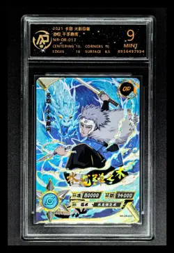 2021 KAYOU CCG cards NARUTO Senju Tobirama NR-OR-013 RPA 9 (SAME AS PSA 9) - Image 1