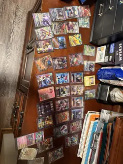 Large Pokemon Card Collection Holos, Full Art, EX V Vmax over 100 cards new Sets - Image 1