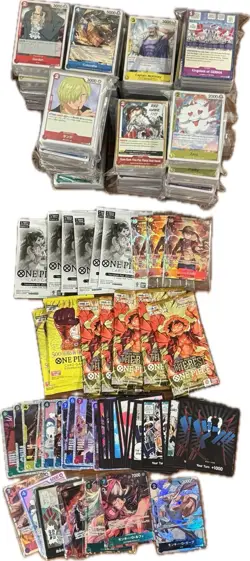 2500+ One Piece TCG Mixed Lot TCG Card Game English and Japanese - Image 1