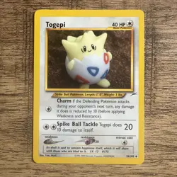 Pokemon TCG Togepi Neo Destiny Card 56/105 Unlimited Uncommon MINT 🔥🔥 - Image 1
