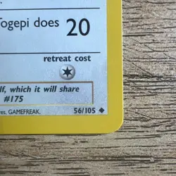 Pokemon TCG Togepi Neo Destiny Card 56/105 Unlimited Uncommon MINT 🔥🔥 - Image 4