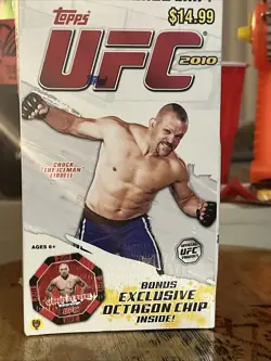 2010 Topps UFC Blaster Box Unopened Factory Sealed Trading Cards - Image 1