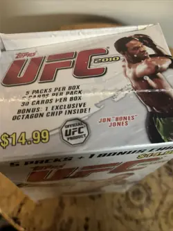 2010 Topps UFC Blaster Box Unopened Factory Sealed Trading Cards - Image 4