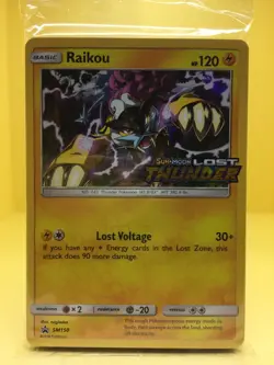 Pokemon "SM Lost Thunder"/"XY Fates Collide" Stamped Factory Sealed 23-Card Pack - Image 5