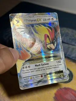 Mega M Pidgeot EX 65/108 Ultra Rare Holofoil XY Evolutions Pokemon Card HP - Image 4