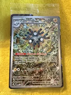 Pokemon TCG Magneton SVP 159 Promo Card Surging Sparks Sealed - Image 1