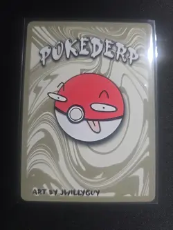 Pokederp Dafish 19/25 - Magikarp Pokemon Derpy Fan Art Card - Image 2