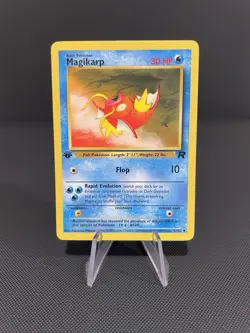 Pokemon Card 1ST EDITION Magikarp Team Rocket 47/82 WotC Vintage 2000 NM - Image 1
