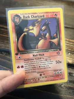 Dark Charizard #21 1st Edition - Pokemon Card Team Rocket - Vintage WOTC RARE - Image 4