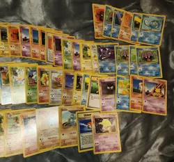 Lot Of 46 Cards Pokemon Random Base Set Cards Used - Image 3
