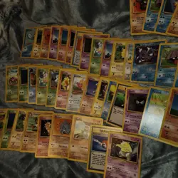 Lot Of 46 Cards Pokemon Random Base Set Cards Used - Image 5