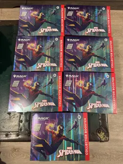 Magic The Gathering Marvel’s Spider-Man Collector Booster Omega Sealed X7 - Image 1