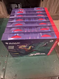 Magic The Gathering Marvel’s Spider-Man Collector Booster Omega Sealed X7 - Image 2