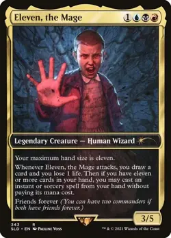 Cecily, Haunted Mage "Eleven, the Mage" - Foil Secret Lair LP MTG - Image 1