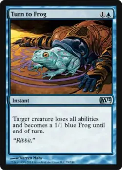 TURN TO FROG X 4 N/M- MAGIC 2012 MAGIC THE GATHERING - Image 1