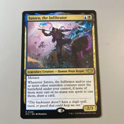 x1 Satoru, the Infiltrator OTJ MTG 230 RARE M/NM 1x - Image 1