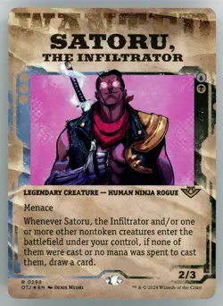 Satoru, the Infiltrator (Showcase) Outlaws of Thunder Junction Foil - Image 1