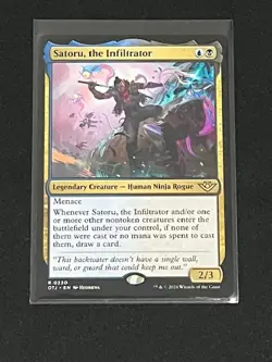 Satoru, the Infiltrator #230 Magic Outlaws of Thunder Junction - Image 1
