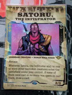 Satoru, the Infiltrator (Showcase) Outlaws of Thunder Junction Foil - NM #298 - Image 1