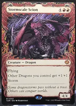 Stormscale Scion #303 Tarkir: Dragonstorm Showcase Regular Mythic - Image 1