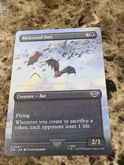 MIRKWOOD BATS Magic MTG Lord of the Rings LOTR Borderless - Image 1