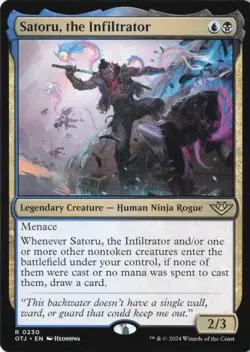 Satoru, the Infiltrator R Outlaws of Thunder Junction 230 NM - Image 1