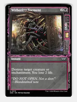 MTG: Withering Torment (Showcase) | Duskmourn: House of Horror 313 NM - Image 1
