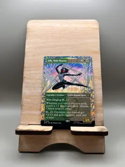 Silk, Web Weaver (Borderless) Regular #215 MTG: Marvel’s Spiderman - Image 1