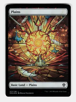 MTG: Plains (Showcase) | Dominaria United 277 NM FOIL - Image 1