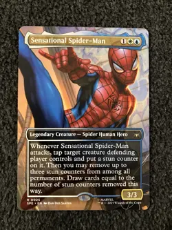 Magic MTG - Sensational Spider-Man (Borderless) - Marvel's Spider-Man - Image 1