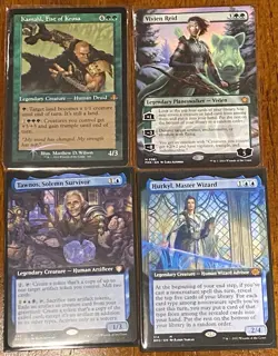 X70 Blue/Green Human Starter Lot X17 Rares X4 Mythics See Description - Image 1