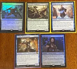 X70 Blue/Green Human Starter Lot X17 Rares X4 Mythics See Description - Image 4