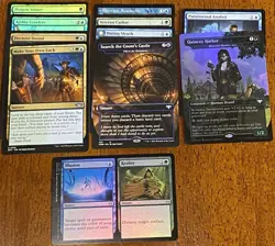 X70 Blue/Green Human Starter Lot X17 Rares X4 Mythics See Description - Image 5