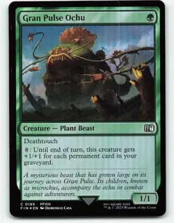 Gran Pulse Ochu Final Fantasy magic the gathering foil 0189 - Image 1