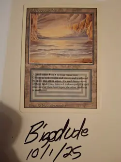 MTG Revised Underground Sea - Dual Land - See Pics for Condition - bigedude - Image 1