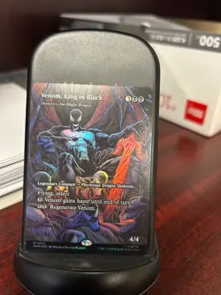 Venom, King in Black (Borderless) FOIL MAR 0022 Marvel Spider-Man Mythic Magic - Image 1