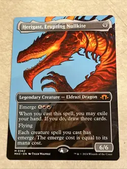 Herigast, Erupting Nullkite (Borderless) Modern Horizons 3 Regular - Image 1