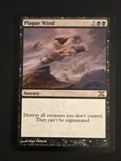 1x Plague Wind (169) 10th Edition LP MTG Magic the Gathering x1 MKE - Image 1