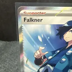 Pokemon TCG Paldea Evolved Falkner 251/193 Holo Full Art Rare Near Mint - Image 3