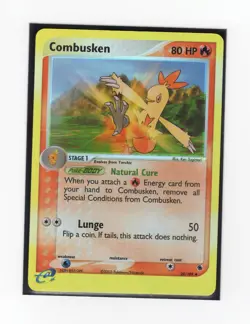 Combusken 28/109 Uncommon Reverse Holo Pokemon Card EX Ruby & Sapphire 2003 FF2 - Image 1